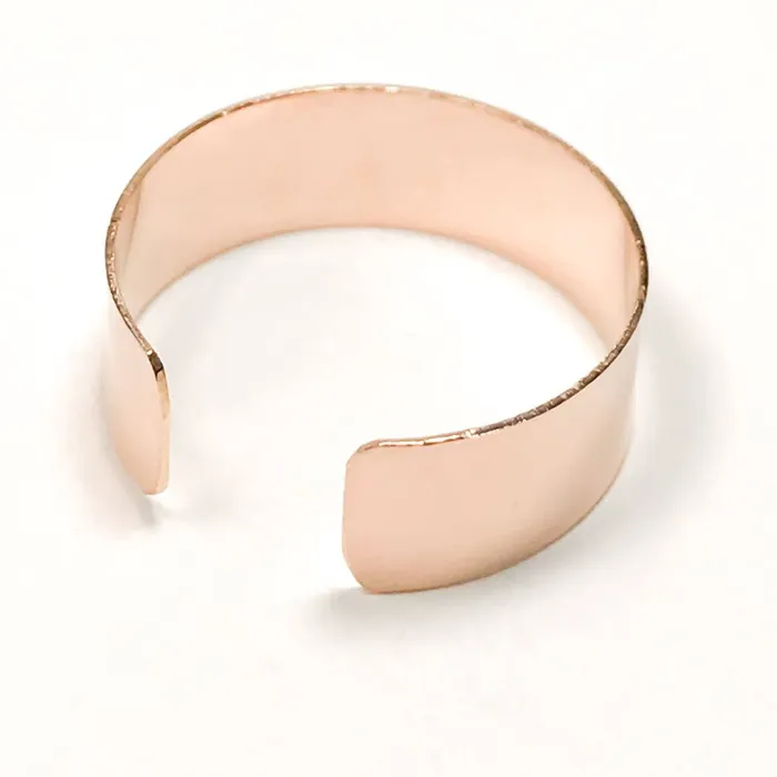 Hoops By Hand Rings Wide Toe Ring 14K Rose Gold Filled