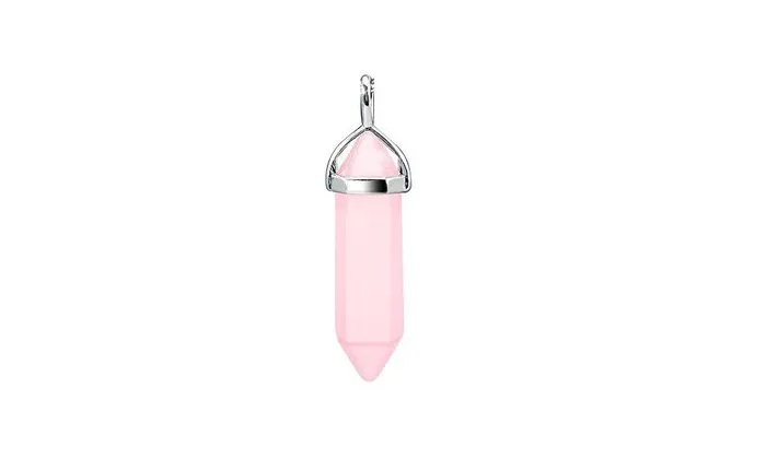 Necklaces Rhinestone Rock Natural Healing Point Chakar Pendant Necklace sparklingselections Necklaces Rhinestone Rock Natural Healing Point Chakar Pendant Necklace sparklingselections