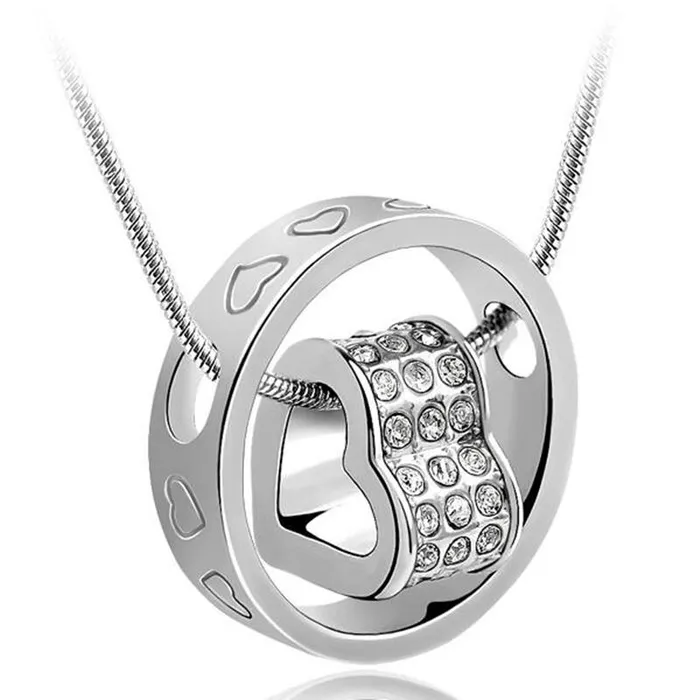 Necklaces sparklingselections Silver Heart Pendant Necklaces