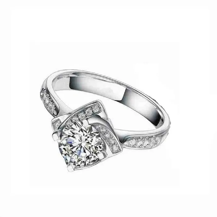 New Fashion Square Shape Flower Rose Design Wedding Ring sparklingselections Rings New Fashion Square Shape Flower Rose Design Wedding Ring sparklingselections Rings