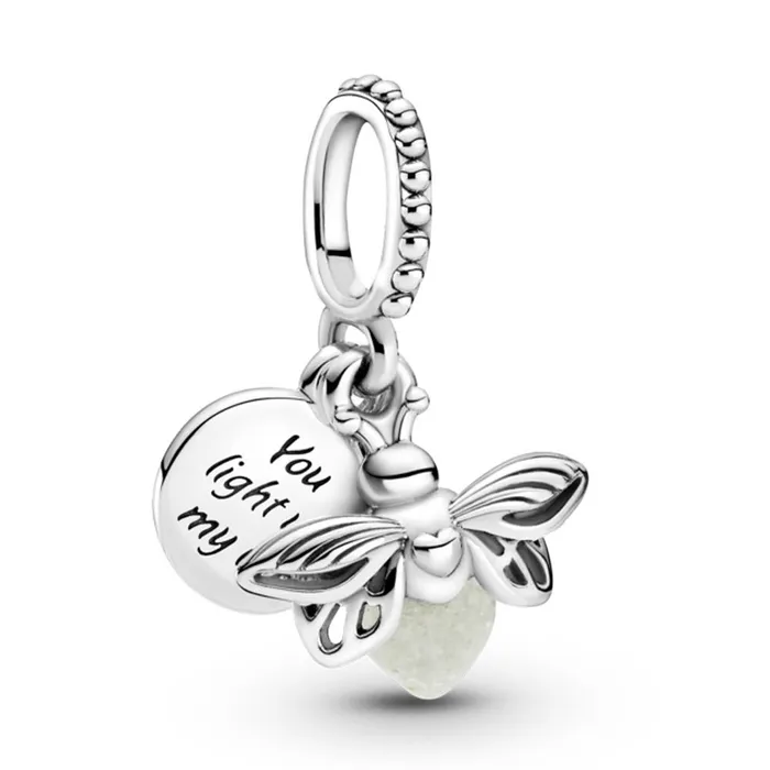 Pandora Charm Necklaces Pandora Glowinthedark Firefly Lightning Bug Dangle Charm Pandora Charm Necklaces Pandora Glowinthedark Firefly Lightning Bug Dangle Charm