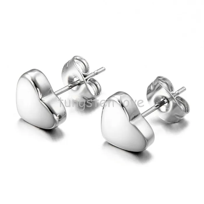 sparklingselections Earrings Women Heart Shaped Stud Beautiful Earrings sparklingselections Earrings Women Heart Shaped Stud Beautiful Earrings