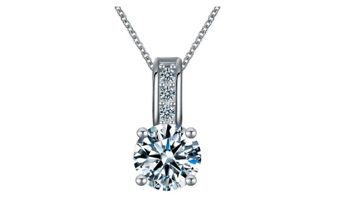 sparklingselections Necklaces Cubic Zirconia Silver Plated Women collier collar Statement Necklace
