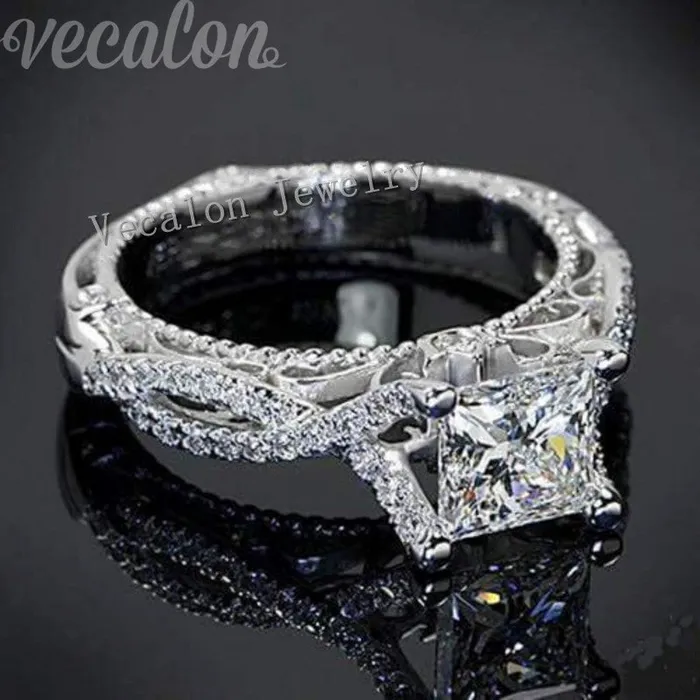 Sterling Silver Engagement ring for women sparklingselections Rings
