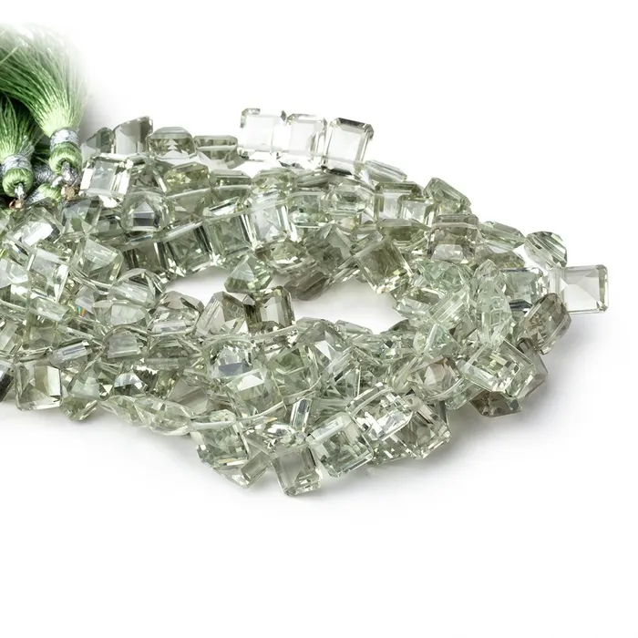 95x8mm Prasiolite Emerald Cut Rectangles 9 inch 30 Beads AA Beadsofcambaycom Earrings 95x8mm Prasiolite Emerald Cut Rectangles 9 inch 30 Beads AA Beadsofcambaycom Earrings