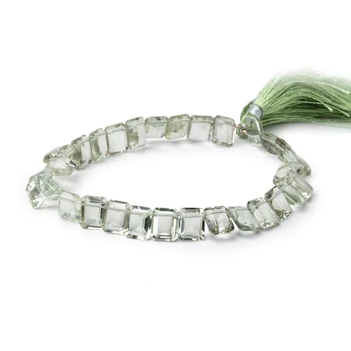 95x8mm Prasiolite Emerald Cut Rectangles 9 inch 30 Beads AA Beadsofcambaycom Earrings 95x8mm Prasiolite Emerald Cut Rectangles 9 inch 30 Beads AA Beadsofcambaycom Earrings