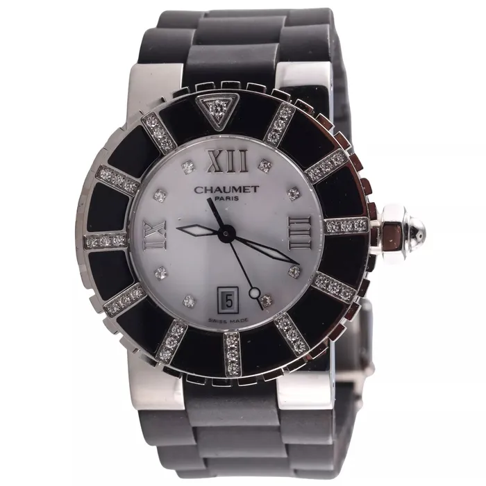 Chaumet Etanche 100 Steel Diamond Watch W1722533F Chaumet Watches