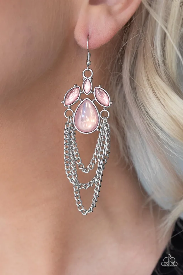 Earrings Opalescence Essence Pink Earrings Jewelry by Bretta Paparazzi Accessories Earrings Opalescence Essence Pink Earrings Jewelry by Bretta Paparazzi Accessories
