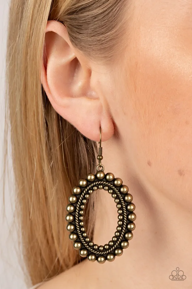 Earrings Paparazzi Accessories Homestead Hideaway Brass Earrings Jewelry by Bretta Earrings Paparazzi Accessories Homestead Hideaway Brass Earrings Jewelry by Bretta