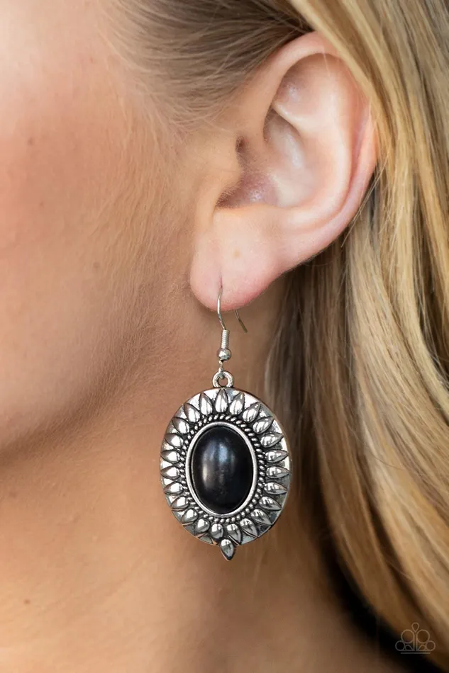 Earrings Paparazzi Accessories Mesa Garden Black Earrings Jewelry by Bretta