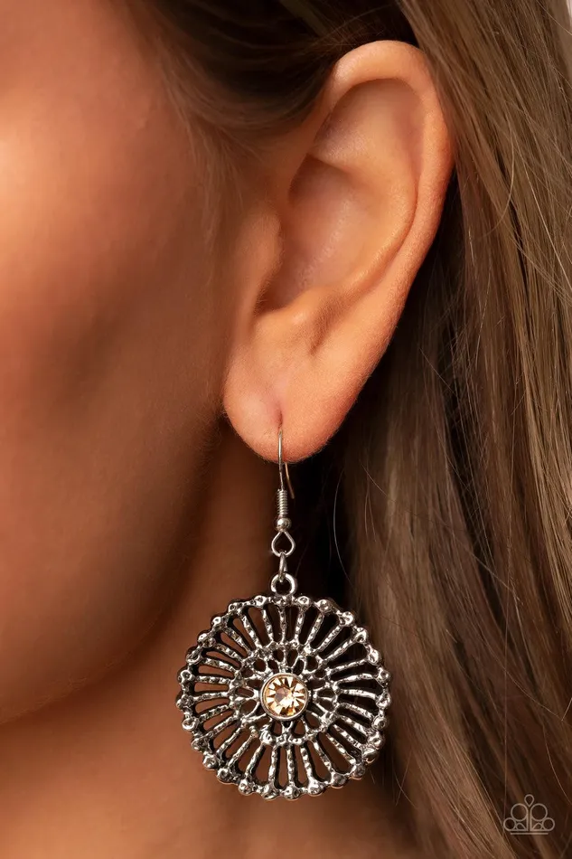 Earrings Paparazzi Accessories Tangible Twinkle Brown Earrings Jewelry by Bretta Earrings Paparazzi Accessories Tangible Twinkle Brown Earrings Jewelry by Bretta