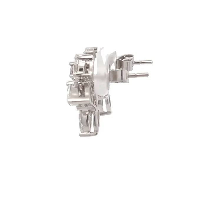 Earrings White Gold Variety Diamond Earrings YaninaCo Jewelry