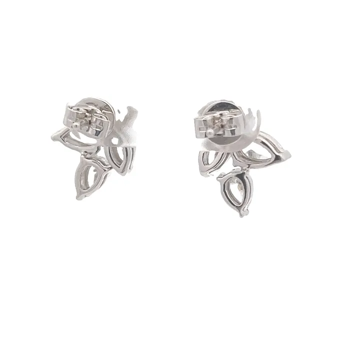 Earrings White Gold Variety Diamond Earrings YaninaCo Jewelry