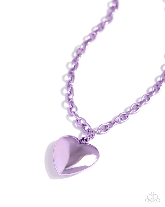 Loving Luxury Purple Necklace Jewelry by Bretta Paparazzi Accessories Necklaces