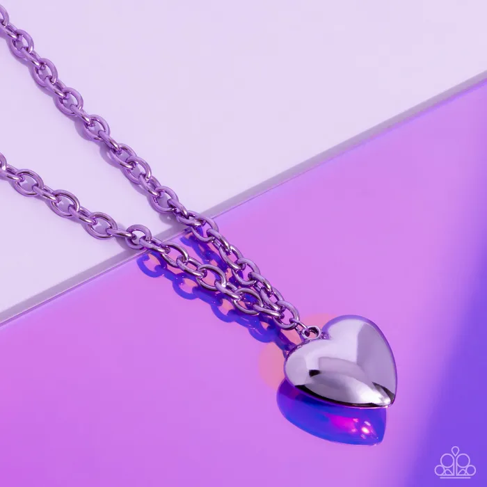 Loving Luxury Purple Necklace Jewelry by Bretta Paparazzi Accessories Necklaces