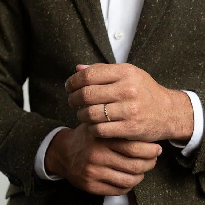 Mens wedding ring RAN AURUM by Gubjrg Rings