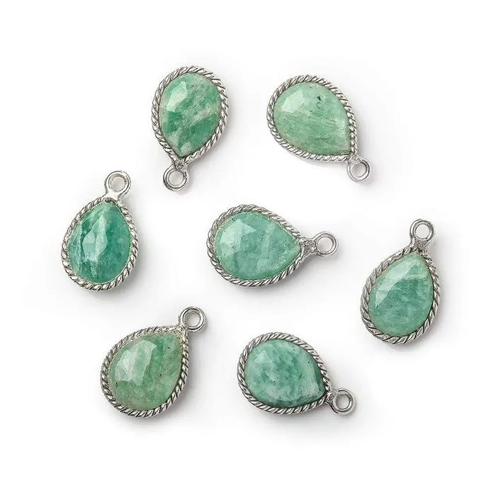 Necklaces 12x8mm Silver Bezel Rope Amazonite Pear Pendant 1 piece Beadsofcambaycom Necklaces 12x8mm Silver Bezel Rope Amazonite Pear Pendant 1 piece Beadsofcambaycom