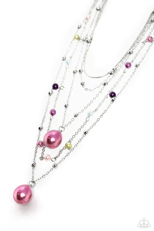 Necklaces SASS with Flying Colors Multi Necklace Jewelry by Bretta Paparazzi Accessories