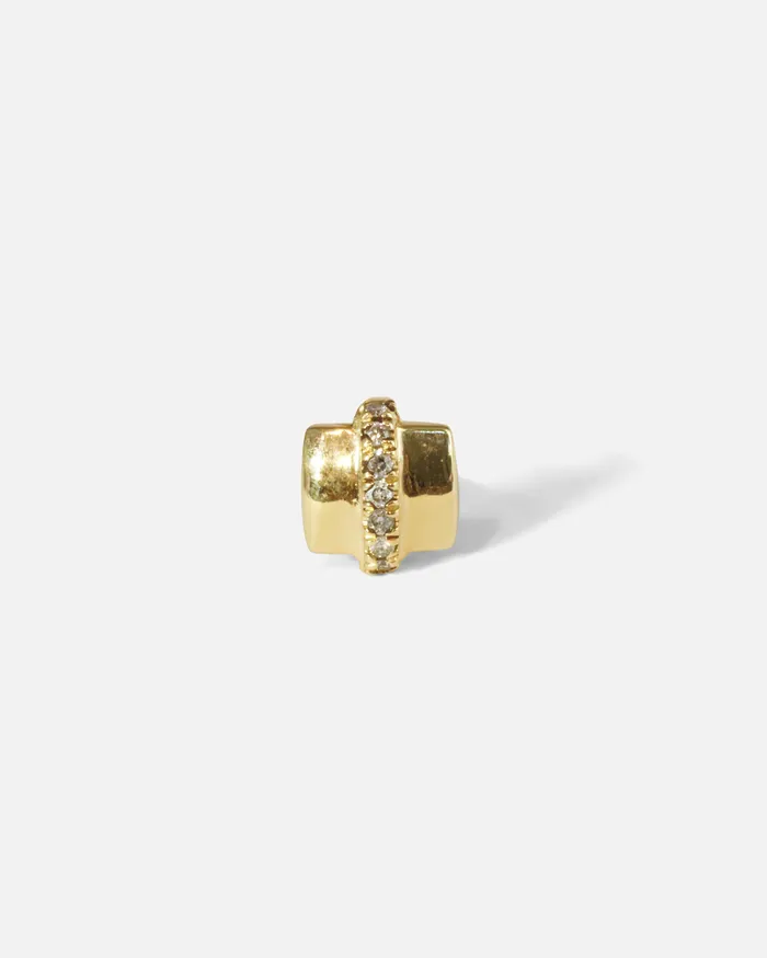 Orion Uno Salt Pepper Diamond Stud Alfonzo Earrings