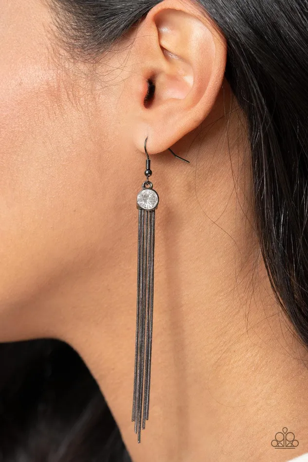 Paparazzi Accessories Earrings Always In Motion Black Earrings Jewelry by Bretta Paparazzi Accessories Earrings Always In Motion Black Earrings Jewelry by Bretta