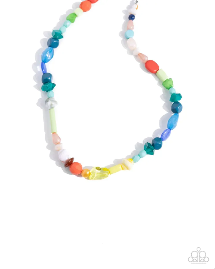 Paparazzi Accessories Necklaces Colored CanCan Multi Rainbow Necklace Jewelry by Bretta