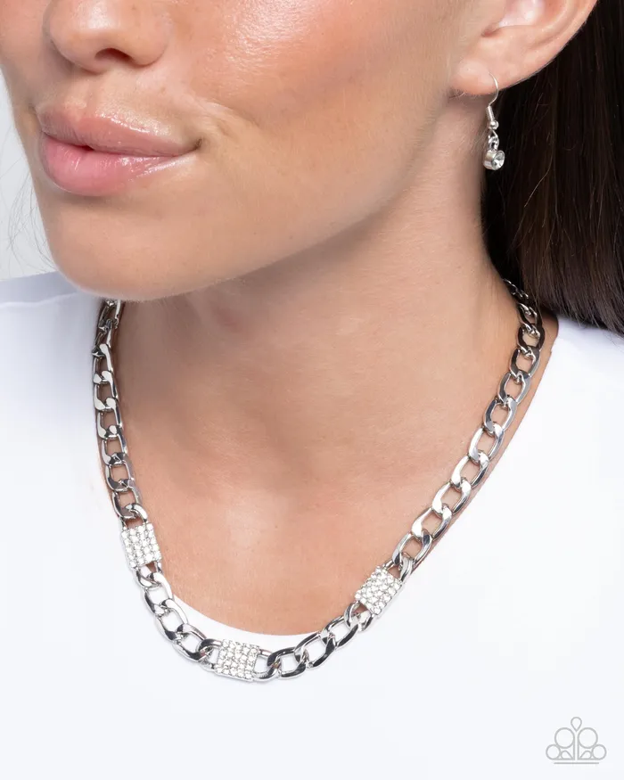 Paparazzi Accessories Necklaces Impressive Independence White Necklace Jewelry by Bretta Paparazzi Accessories Necklaces Impressive Independence White Necklace Jewelry by Bretta