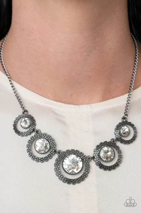 Paparazzi Accessories Necklaces PIXEL Perfect Black Necklace Jewelry by Bretta