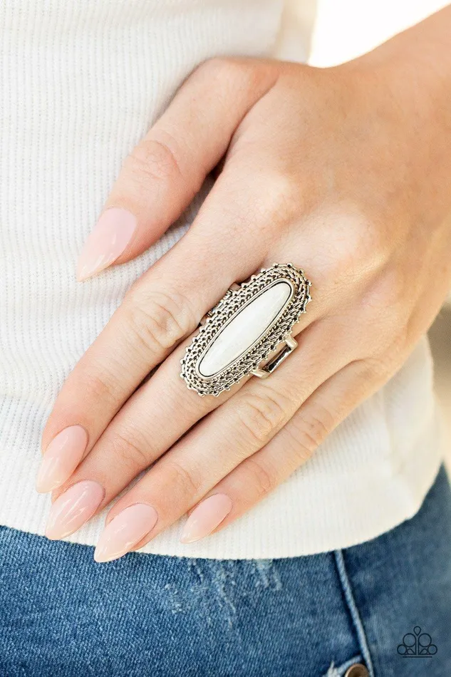 Paparazzi Accessories Rings Mystical Mecca White Ring Jewelry by Bretta