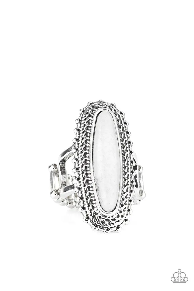 Paparazzi Accessories Rings Mystical Mecca White Ring Jewelry by Bretta