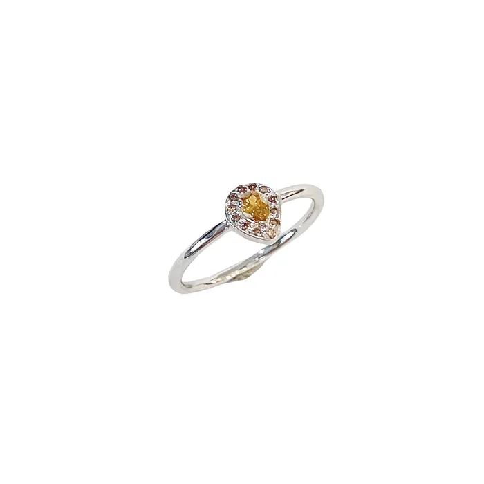 Rings Joanna Jablko Jewelry Fancy Natural 14 kt white gold ring Rings Joanna Jablko Jewelry Fancy Natural 14 kt white gold ring