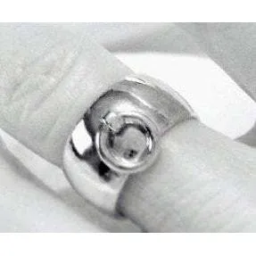 Rings Sterling Silver Dome Story of O ring Extra Wide Ring of OHandmade Erosmoon Rings Sterling Silver Dome Story of O ring Extra Wide Ring of OHandmade Erosmoon