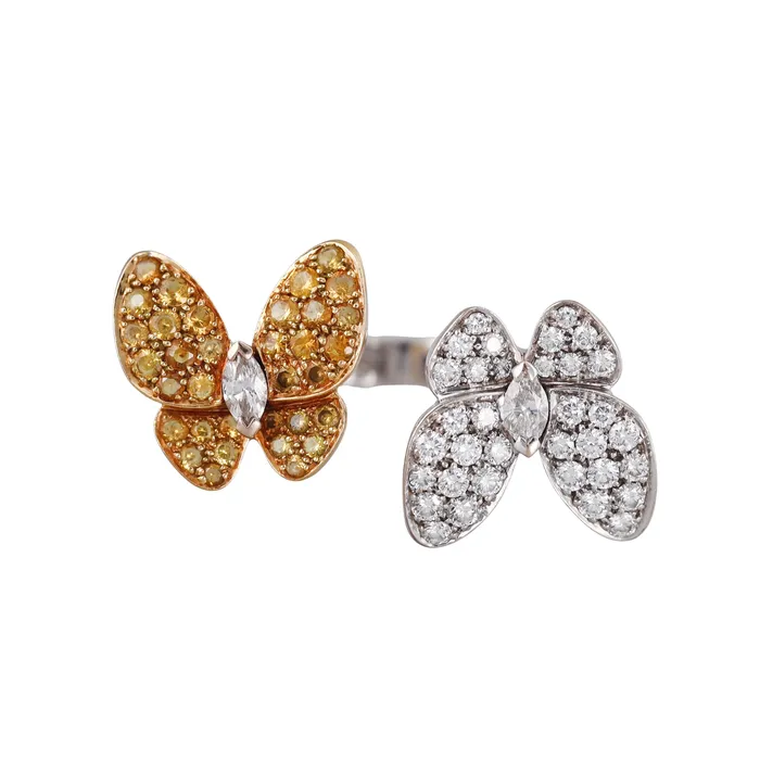 Rings Van Cleef And Arpels Van Cleef Arpels Between the Finger Butterfly Diamond Sapphire Gold Ring Rings Van Cleef And Arpels Van Cleef Arpels Between the Finger Butterfly Diamond Sapphire Gold Ring