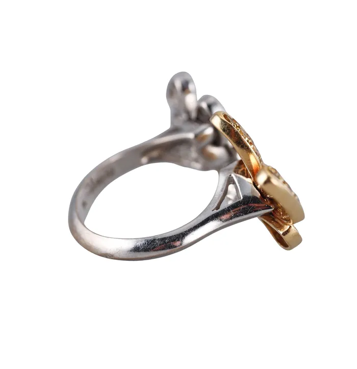 Rings Van Cleef And Arpels Van Cleef Arpels Between the Finger Butterfly Diamond Sapphire Gold Ring
