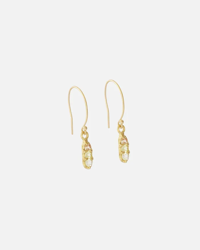 Silk Sugar Candy Sapphire Earrings Hiroyo Earrings Silk Sugar Candy Sapphire Earrings Hiroyo Earrings
