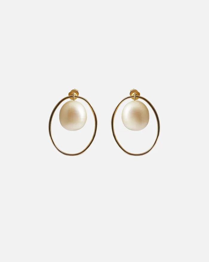 WeiWave Solo Baroque Pearl Ruoria Earrings