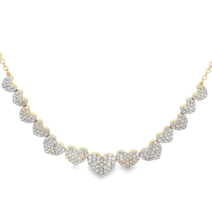 YaninaCo Jewelry Necklaces Diamond Heart Necklace