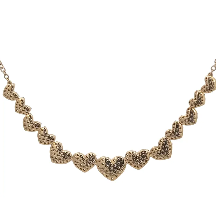 YaninaCo Jewelry Necklaces Diamond Heart Necklace