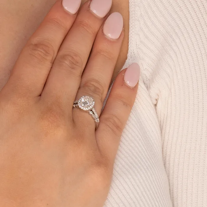 15 ct The Roxy Moissanite Diamond Ring Camile Stone Rings