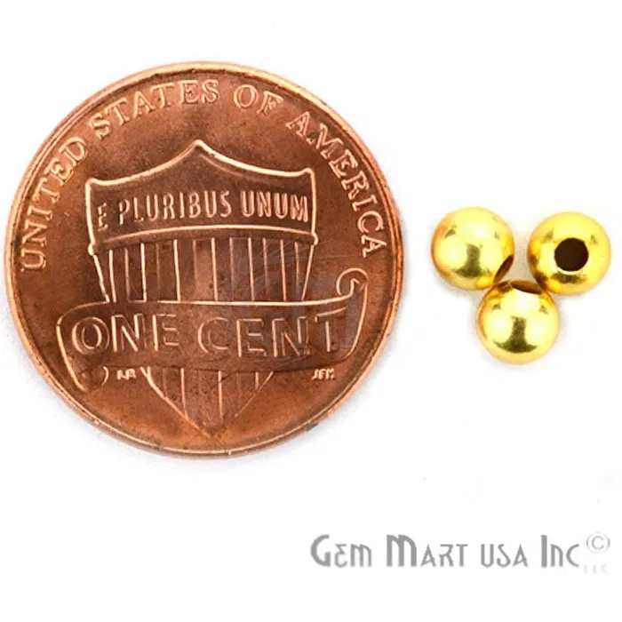 10pc Lot Ball Finding 4mm Gold Plated Round Jewelry Making Charm GemMartUSA Charm Necklaces 10pc Lot Ball Finding 4mm Gold Plated Round Jewelry Making Charm GemMartUSA Charm Necklaces