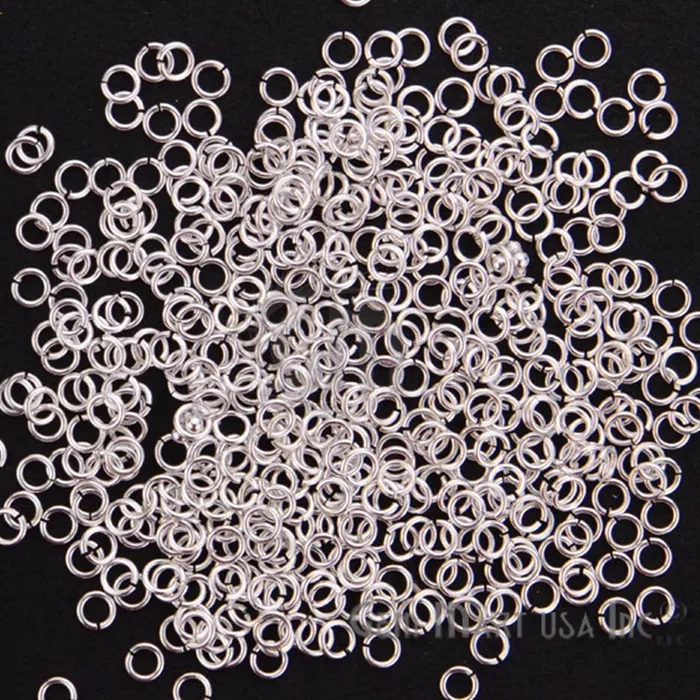 10pc Lot Open Jump Rings 5mm Silver Plated Finding Jewelry Charm GemMartUSA Charm Necklaces 10pc Lot Open Jump Rings 5mm Silver Plated Finding Jewelry Charm GemMartUSA Charm Necklaces