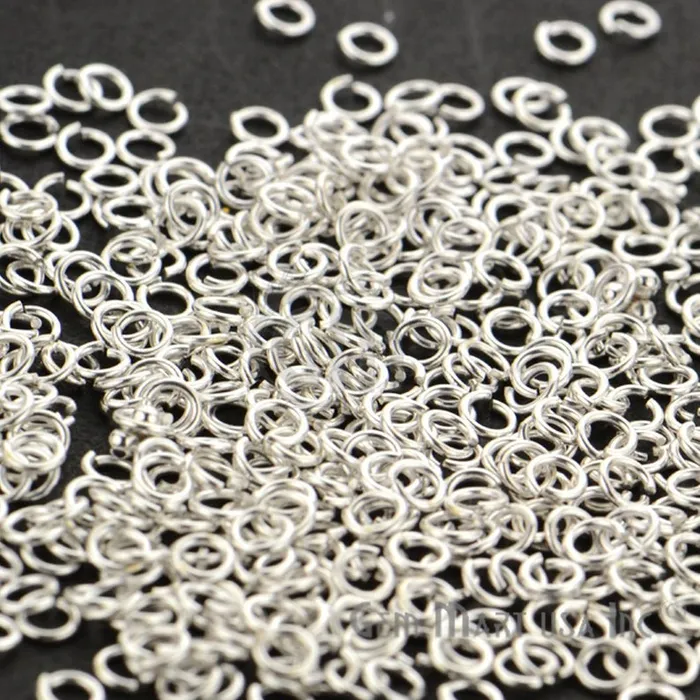 10pc Lot Open Jump Rings 5mm Silver Plated Finding Jewelry Charm GemMartUSA Charm Necklaces 10pc Lot Open Jump Rings 5mm Silver Plated Finding Jewelry Charm GemMartUSA Charm Necklaces