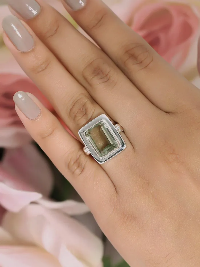 Amethyst Solid 925 Sterling Silver Ring Jewelry YoTreasure Rings