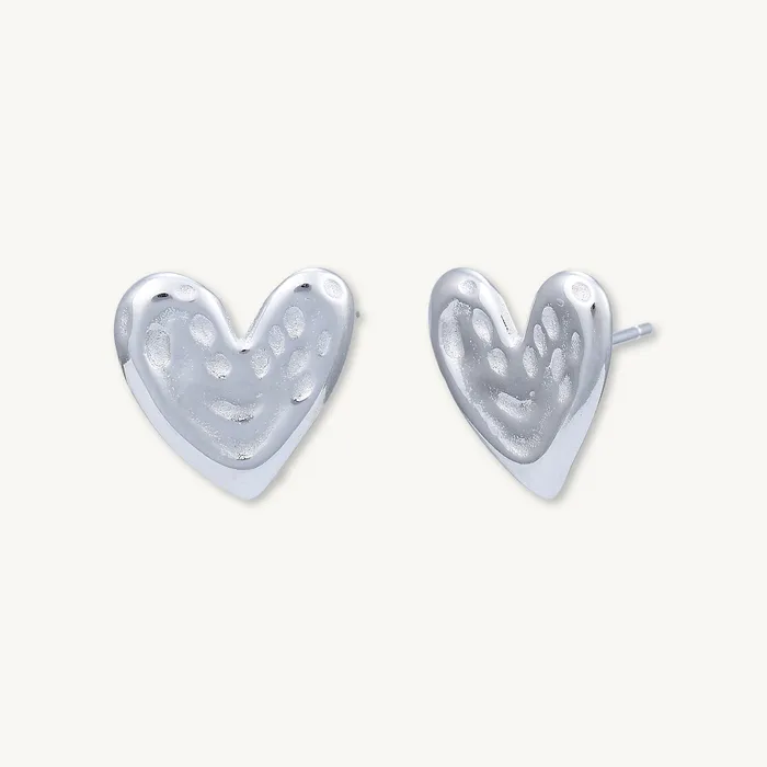 Camile Stone Earrings Molten Heart Statement Earrings Camile Stone Earrings Molten Heart Statement Earrings
