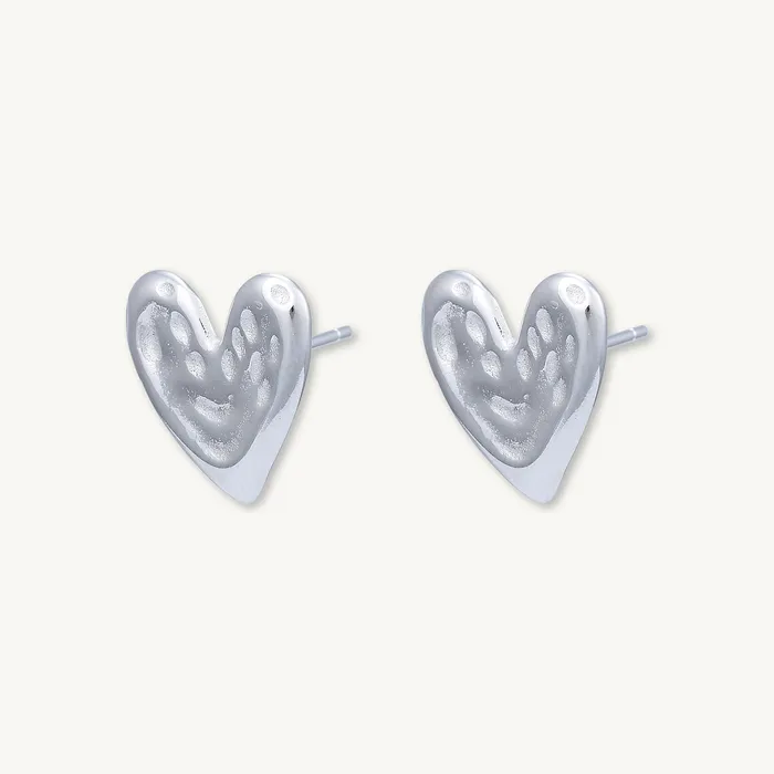 Camile Stone Earrings Molten Heart Statement Earrings Camile Stone Earrings Molten Heart Statement Earrings