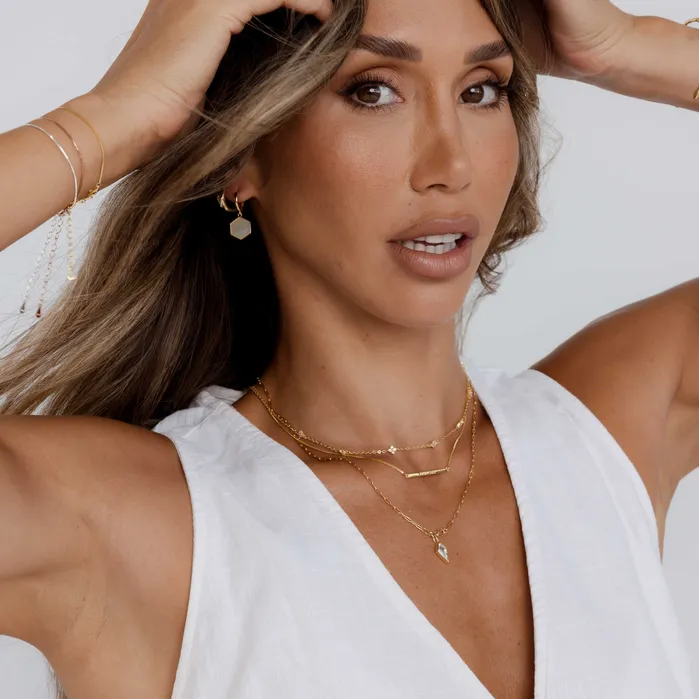 Camile Stone Necklaces YOUR SZN Bar Necklace
