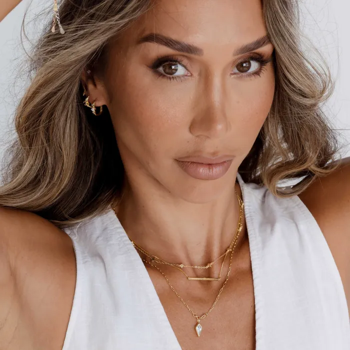 Camile Stone Necklaces YOUR SZN Bar Necklace