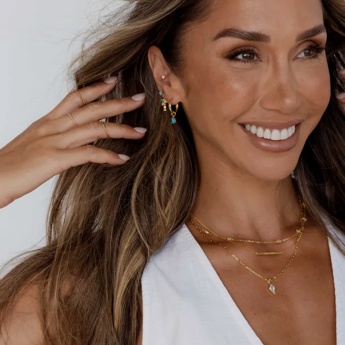 Camile Stone Necklaces YOUR SZN Bar Necklace