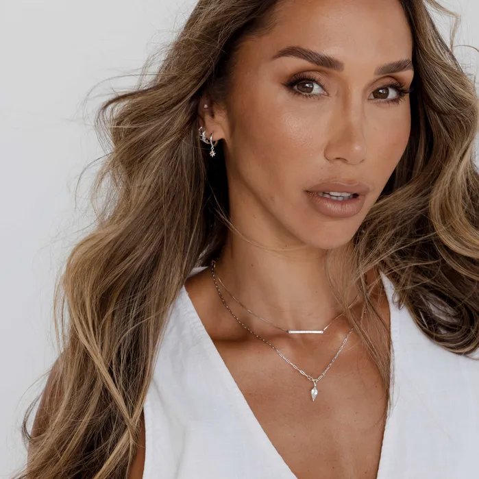 Camile Stone Necklaces YOUR SZN Bar Necklace