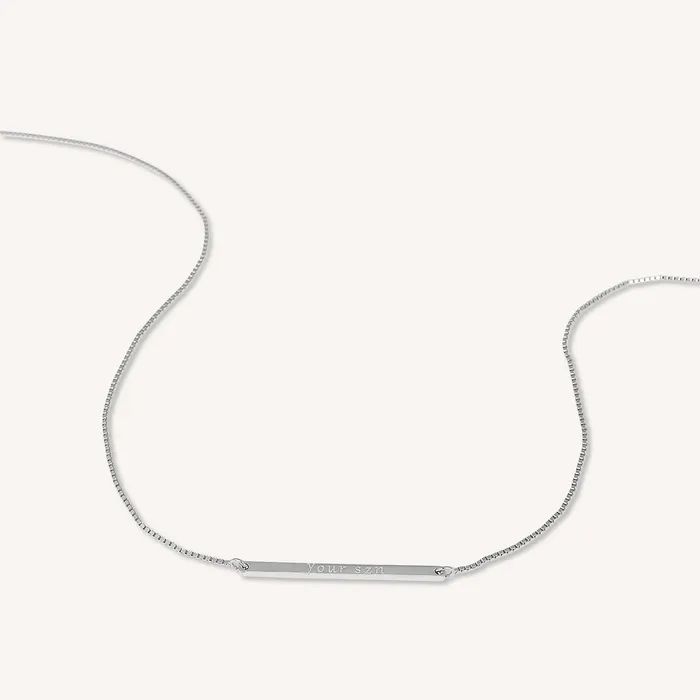 Camile Stone Necklaces YOUR SZN Bar Necklace