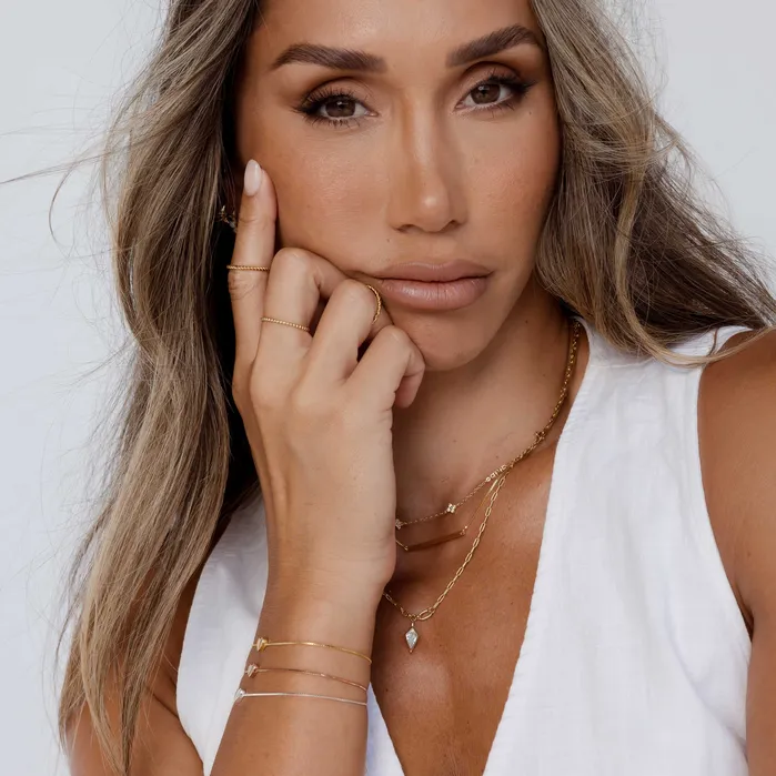 Camile Stone Necklaces YOUR SZN Bar Necklace